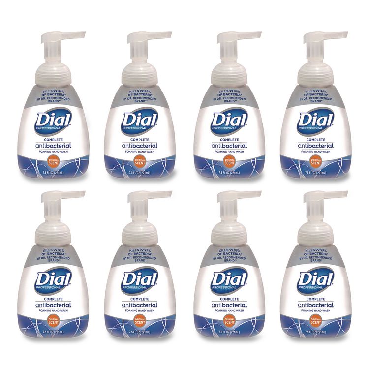 Antibacterial Foaming Hand Wash, Original Scent, 7.5 oz, 8/Carton