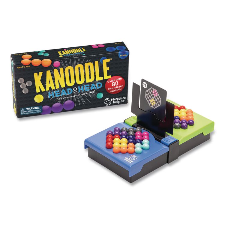 Kanoodle Head-to-Head Game, 2 Players, Ages 7 and Up, 16 Pieces