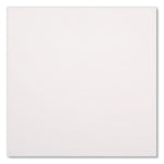 Linen-Feel Flat Napkins, 1-Ply, 14 x 14, White, 1,000/Carton