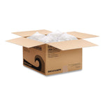 Linen-Feel Flat Napkins, 1-Ply, 14 x 14, White, 1,000/Carton