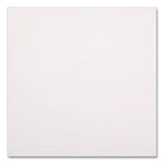 Linen-Feel Flat Napkins, 1-Ply, 16 x 16, White, 1,000/Carton