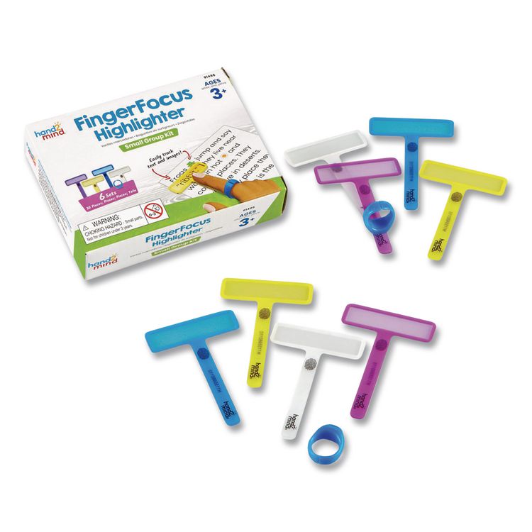 FingerFocus Highlighter, Grades Pre-K to 5, 30 Pieces