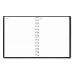 Essential Collection Weekly Appointment Book in Columnar Format, 11 x 8.5, Black Cover, 12-Month (Jan to Dec): 2025
