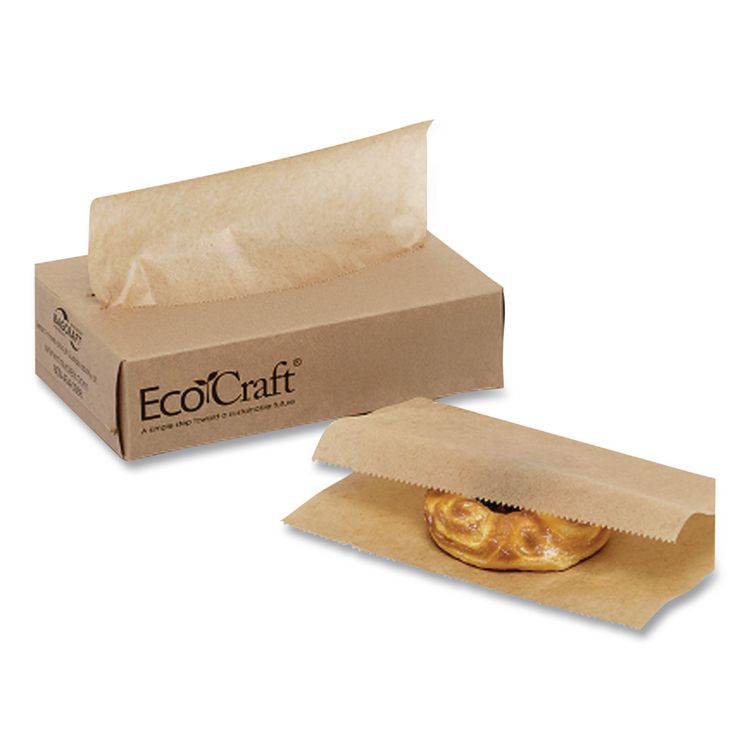 Ecocraft Interfolded Soy Wax Deli Sheets, 8 X 10.75, 500/box, 12 Boxes/carton