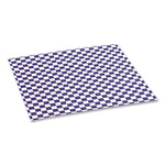 Grease-Resistant Paper Wraps And Liners, 12 X 12, Blue Check, 1,000/box, 5 Boxes/carton