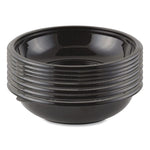 Crystal Classics Bowl, 32 oz, 8.5" Diameter x 2.14" h, Black, Plastic, 300/Carton