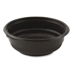 MicroRaves Incredi-Bowl Base, 16 oz, 5.75" Diameter x 2.02" h, Black, Plastic, 250/Carton