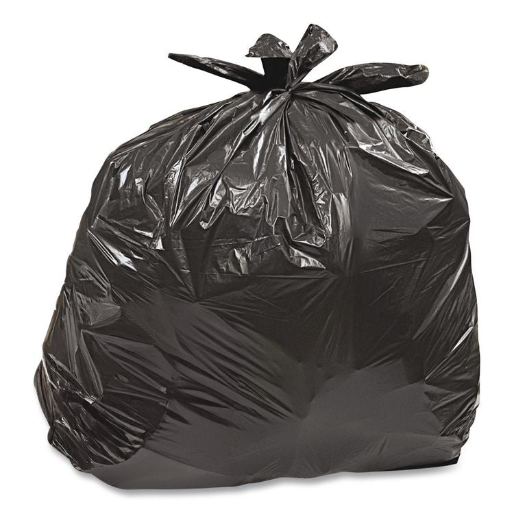 Super Value Pack Can Liners, 30 gal, 0.65 mil, 30" x 33", Black, 60/Box