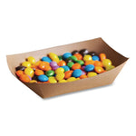 EcoCraft Food Trays, 2 lb Capacity, 6.5 x 1.63 x 1.63, Natural, Paper, 1,000/Carton