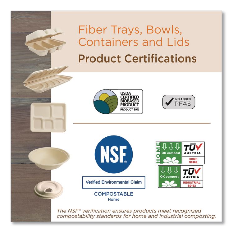 Fiber Plates, Paper, 10" dia, Natural, 700/Carton