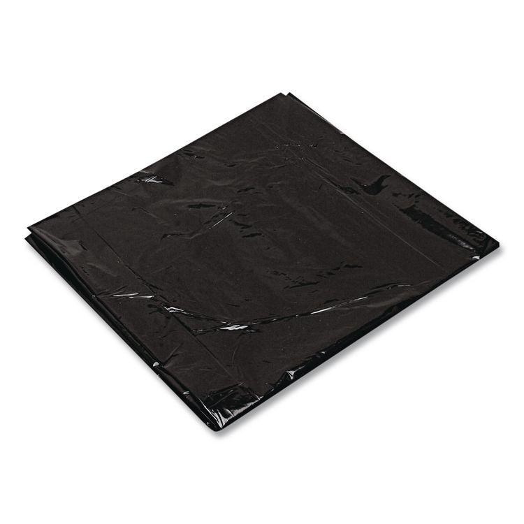 Low-Density Can Liners, 33 gal, 1.6 mil, 23" x 39", Black, Flat Pack, 100/Carton