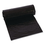 Low-Density Can Liners, 16 gal, 0.7 mil, 24" x 32", Black, Flat Pack, 500/Carton