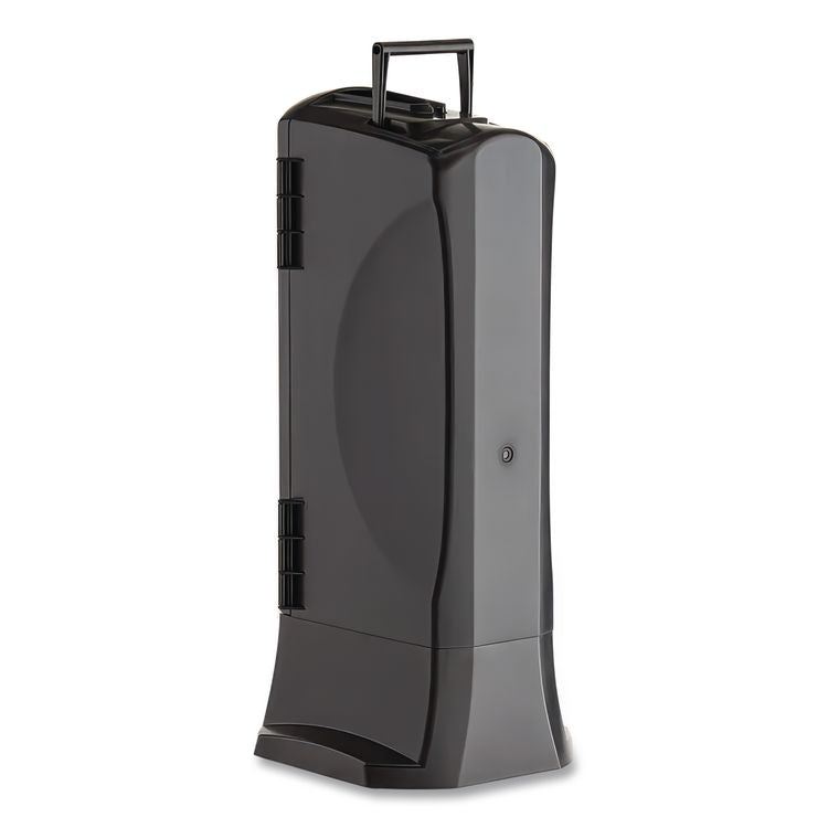 Utensil Dispenser, Holds 100 Knives, 10.22 x 12.5 x 23.75, Black