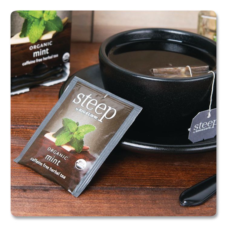 Steep Tea, Mint, 1.41 Oz Tea Bag, 20/box