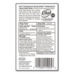 Antibacterial Liquid Hand Soap, Spring Water Scent, 1 gal, 4/Carton