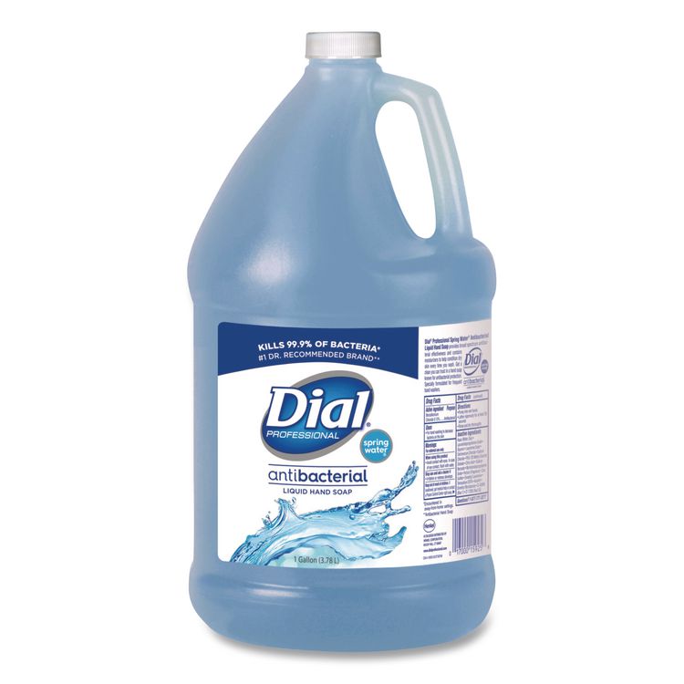 Antibacterial Liquid Hand Soap, Spring Water Scent, 1 gal