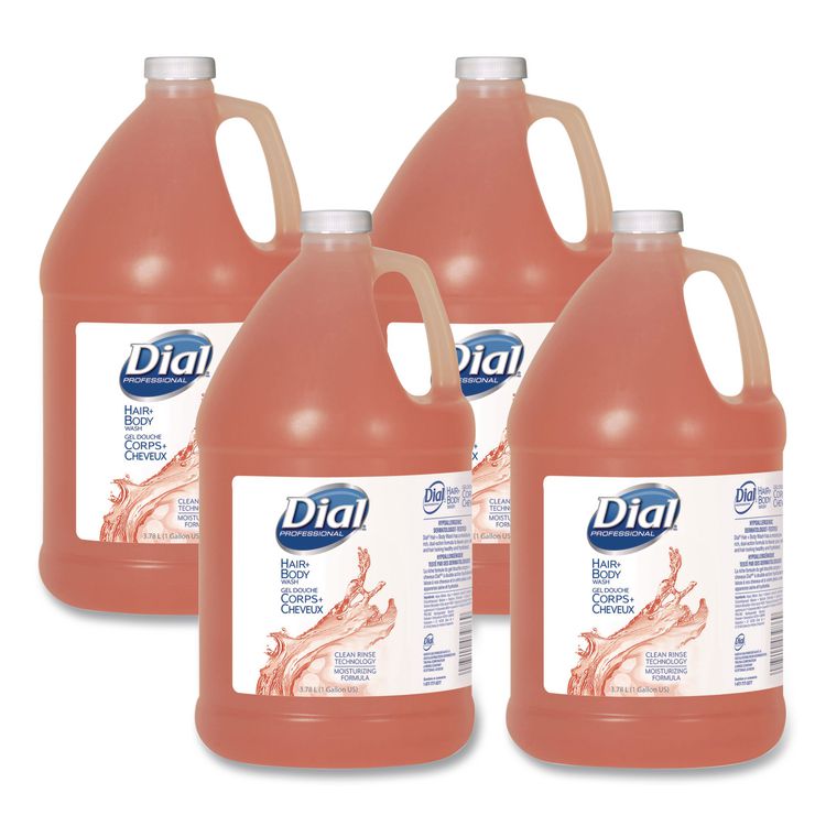 Hair + Body Wash, Neutral Scent, 1 Gal, 4/carton