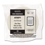 Compostable Molded Fiber Dinnerware, ProPlanet Seal, Plate, 6" dia, Natural, 1,000/Carton