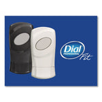 Fit Universal Manual Dispenser, 1.2 L, 4 X 5.13 X 10.5, Gray, 3/carton