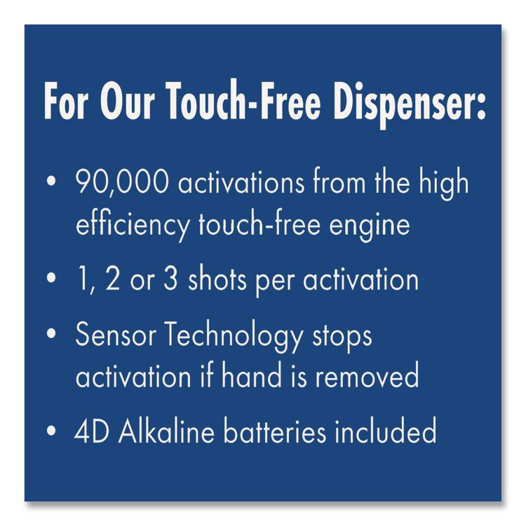 Fit Universal Touch Free Dispenser, 1 L, 4 X 5.4 X 11.2, Ivory, 3/carton