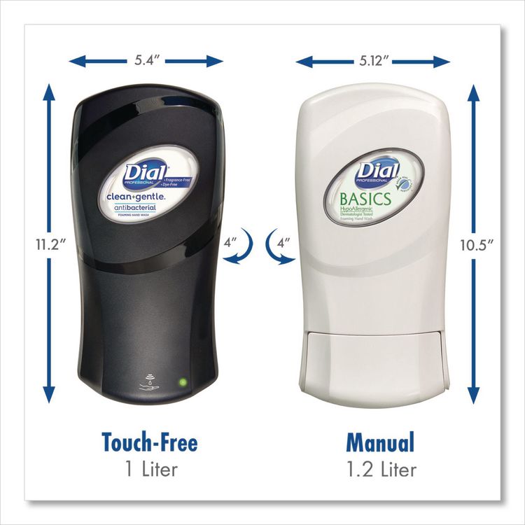 Fit Universal Manual Dispenser, 1.2 L, 4 X 5.13 X 10.5, Ivory, 3/carton