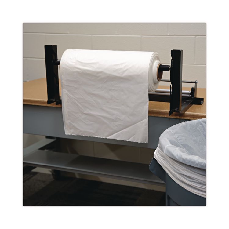 Industrial Drum Liners Rolls, 60 gal, 2.5 mil, 38" x 65", Clear, 50/Carton