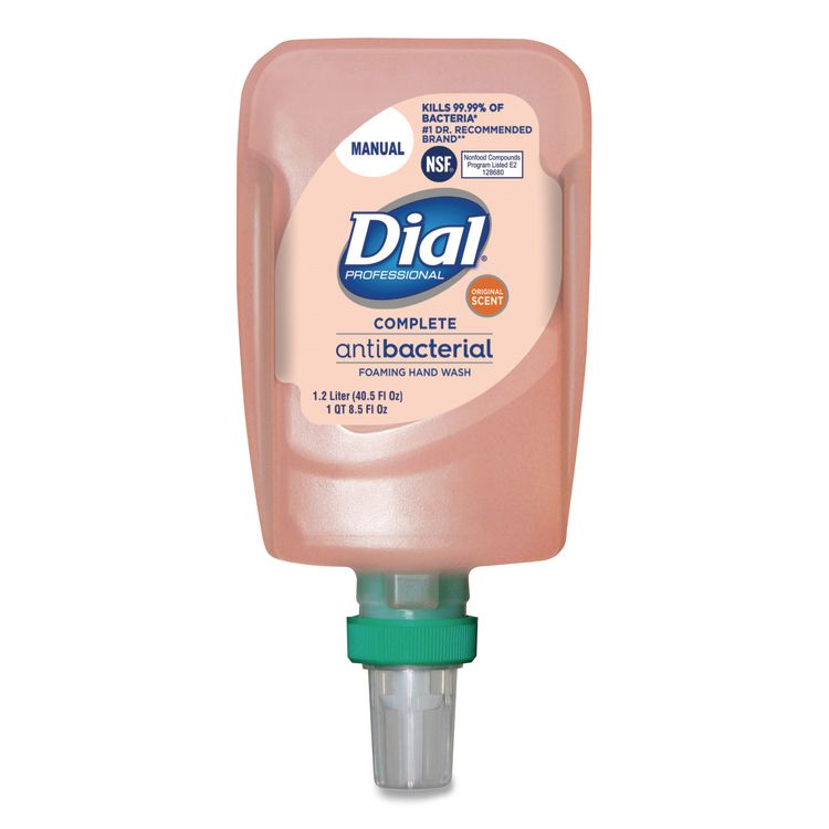 Antibacterial Foaming Hand Wash Refill for FIT Manual Dispenser, Original Scent, 1.2 L, 3/Carton