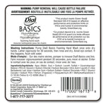 Basics Hypoallergenic Foaming Hand Wash Refill for FIT Manual Dispenser, Honeysuckle Scent, 1.2 L
