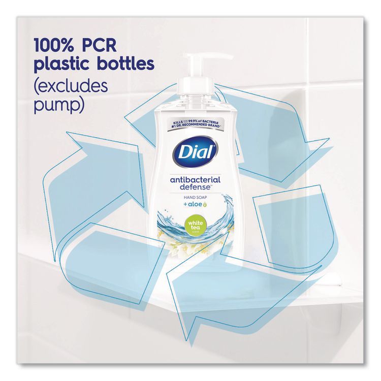 Antibacterial Liquid Hand Soap, White Tea Scent, 11 oz, 12/Carton