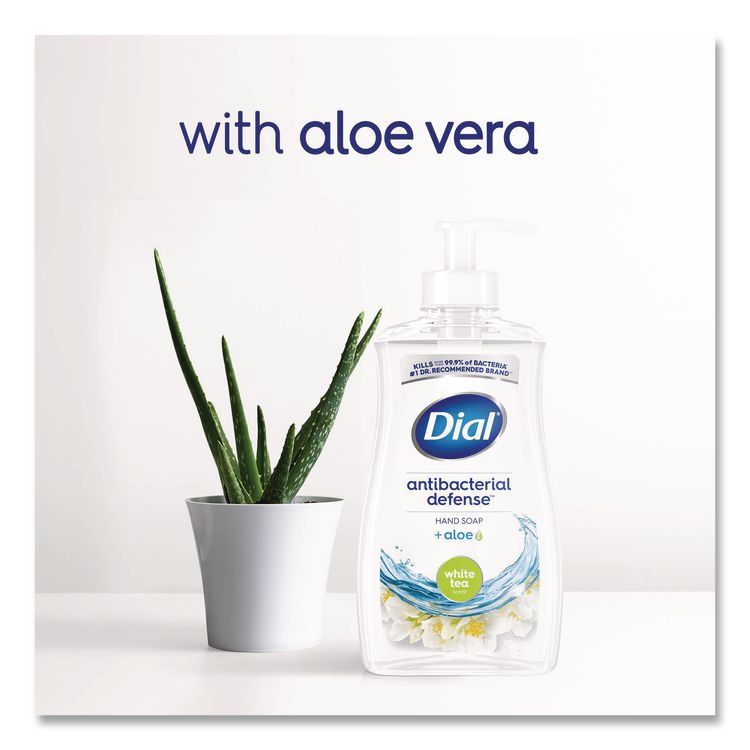 Antibacterial Liquid Hand Soap, White Tea Scent, 11 oz, 12/Carton