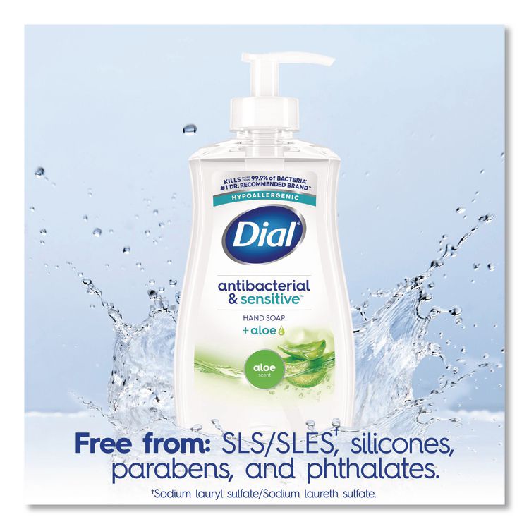 Antibacterial Liquid Hand Soap, Aloe Scent, 11 oz, 12/Carton
