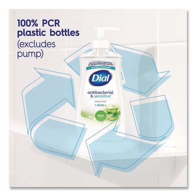 Antibacterial Liquid Hand Soap, Aloe Scent, 11 oz, 12/Carton