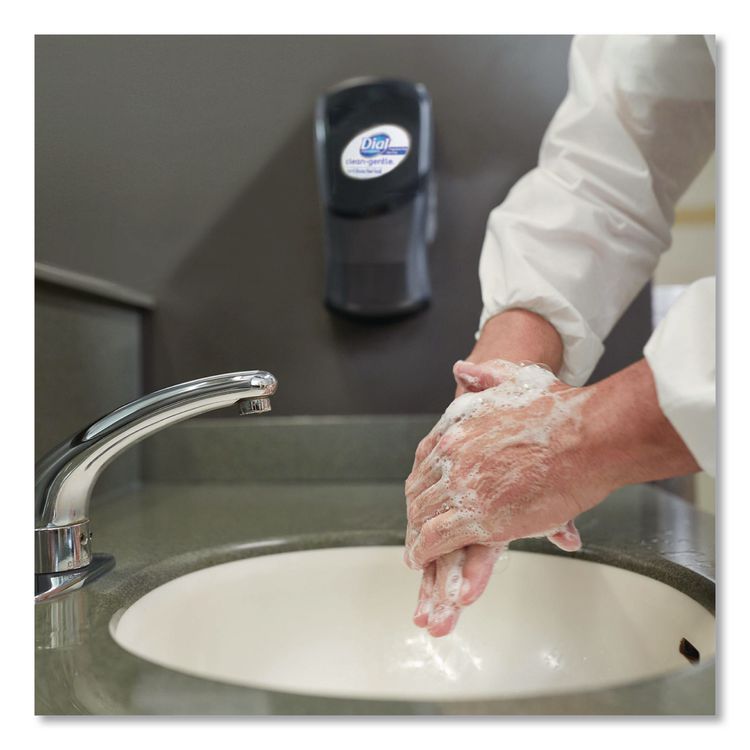 Clean+Gentle Antibacterial Foaming Hand Wash Refill for FIT Manual Dispenser, Fragrance-Free, 1.2 L, 3/Carton