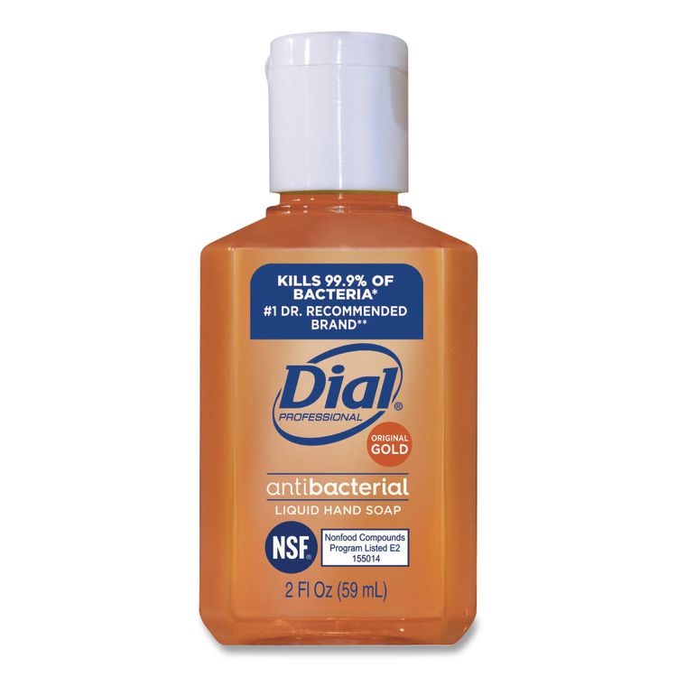 Gold Antibacterial Liquid Hand Soap, 2 oz, 144/Carton