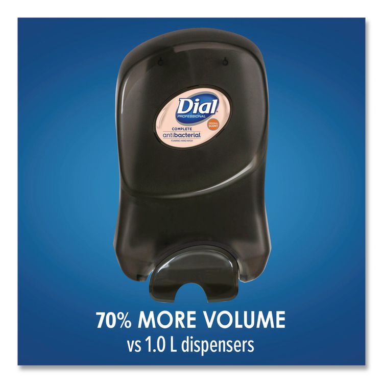 Dial 1700 Manual Dispenser, 1.7 L, 12.66 X 7.07 X 3.95, Smoke, 3/carton