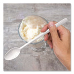Specialty Cutlery, Soda Spoon, Plastic, White, 1,000/Carton