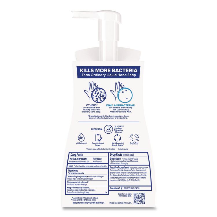 Antibacterial Foaming Hand Wash, Coconut Water Scent, 10 oz, 8/Carton