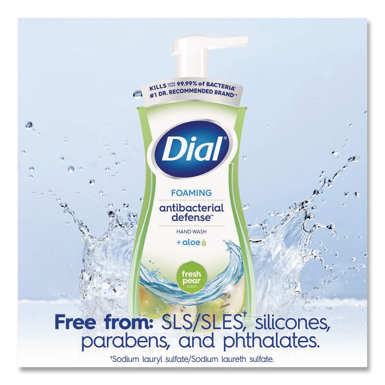 Antibacterial Foaming Hand Wash, Fresh Pear Scent, 10 oz, 8/Carton