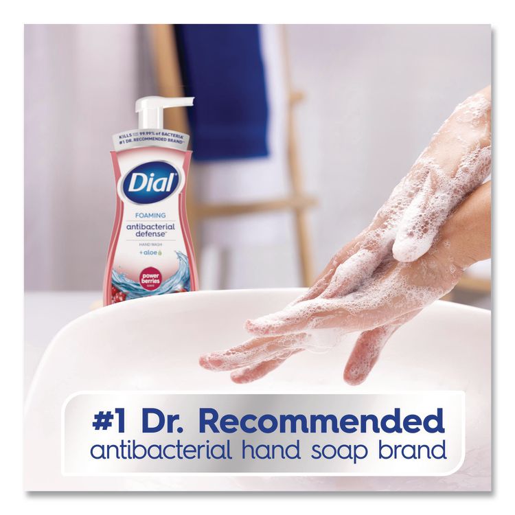 Antibacterial Foaming Hand Wash, Power Berries Scent, 10 oz, 8/Carton