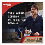 X70 Cloths, 1/4 Fold, 12.5 x 12, White, 76/Pack, 12 Packs/Carton