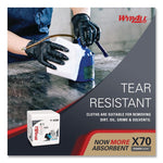 X70 Cloths, 1/4 Fold, 12.5 x 12, White, 76/Pack, 12 Packs/Carton