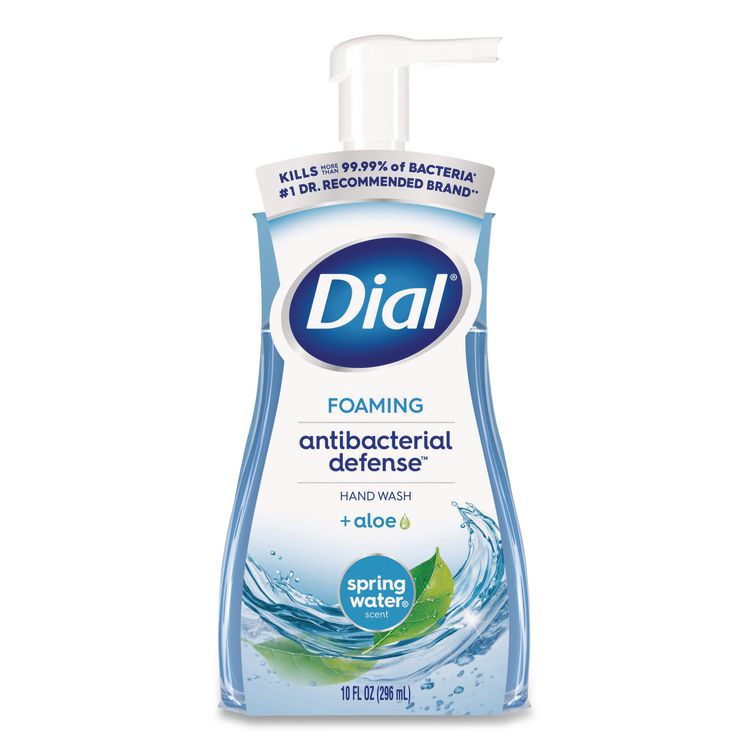 Antibacterial Foaming Hand Wash, Spring Water Scent, 10 oz, 8/Carton
