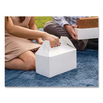 Carryout Barn Boxes, 10 lb, 8.88 x 5 x 6.75, White, Paper, 150/Carton