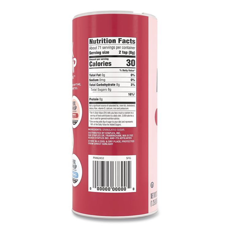 Pure Sugar Cane, 20 Oz Canister, 3/pack