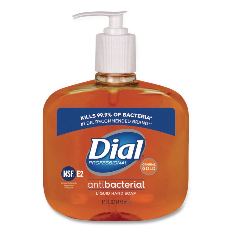 Gold Antibacterial Liquid Hand Soap, 16 oz