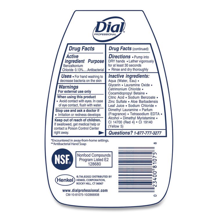 Antibacterial Foaming Hand Wash, Original Scent, 7.5 oz, 12/Carton