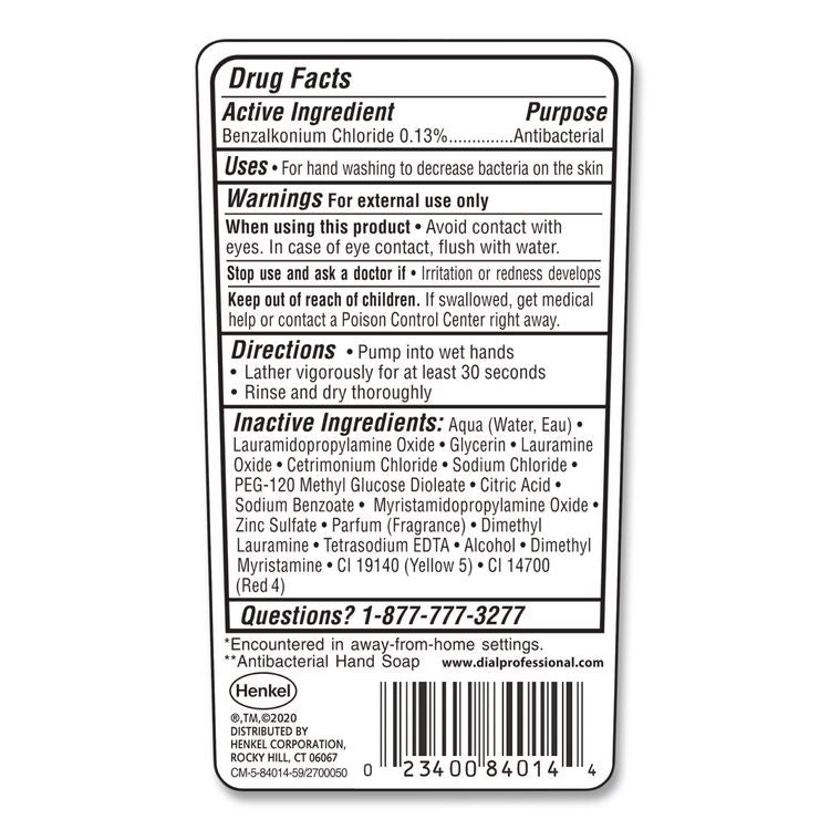 Gold Antibacterial Liquid Hand Soap, 7.5 oz, 12/Carton