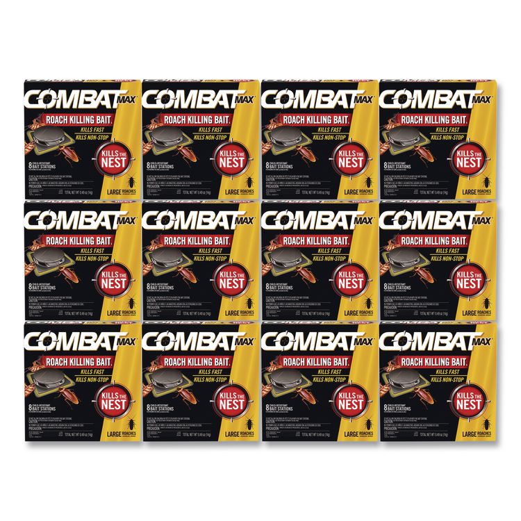Roach Bait Insecticide, 0.49 oz Bait, 8/Pack, 12 Packs/Carton
