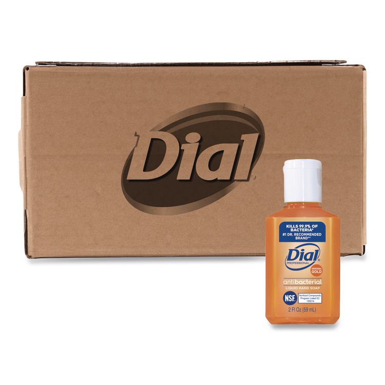 Gold Antibacterial Liquid Hand Soap, 2 oz, 144/Carton