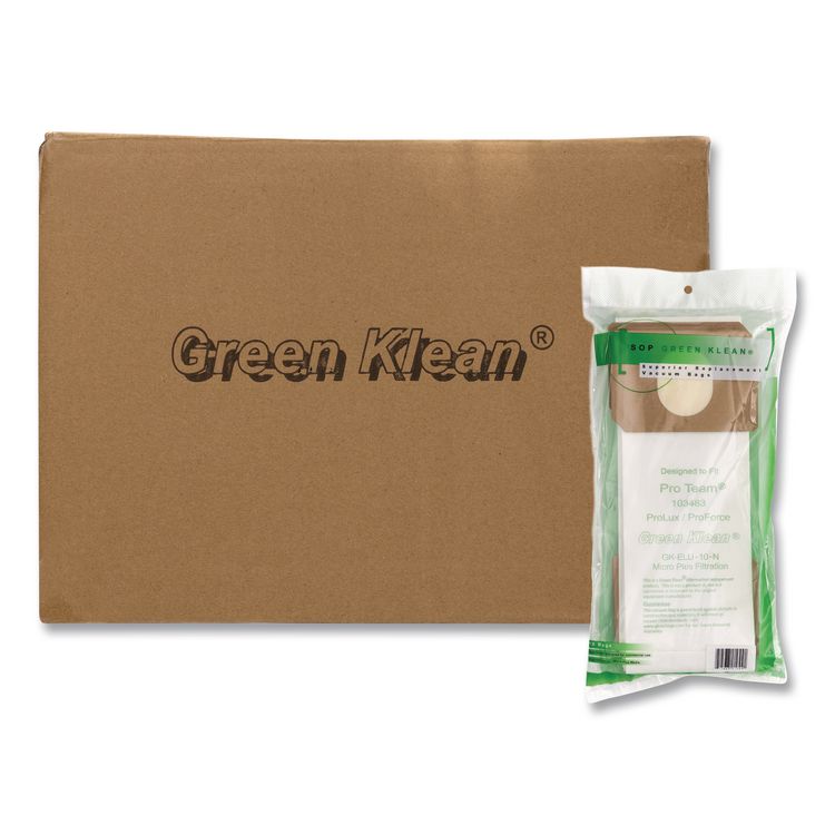 GK-Elu-10 Replacement Bag, 10 Bags/Pack, 10 Packs/Carton